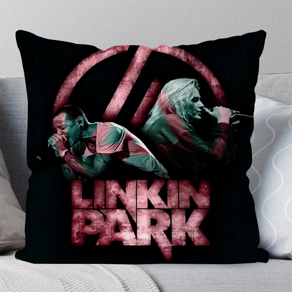 Полоса L-Linkin From Zero P-Park Наволочка Квадратная Подушка Спальня Диван Отдых Комфорт Подушка Гостиная Домашний Декор 40X40