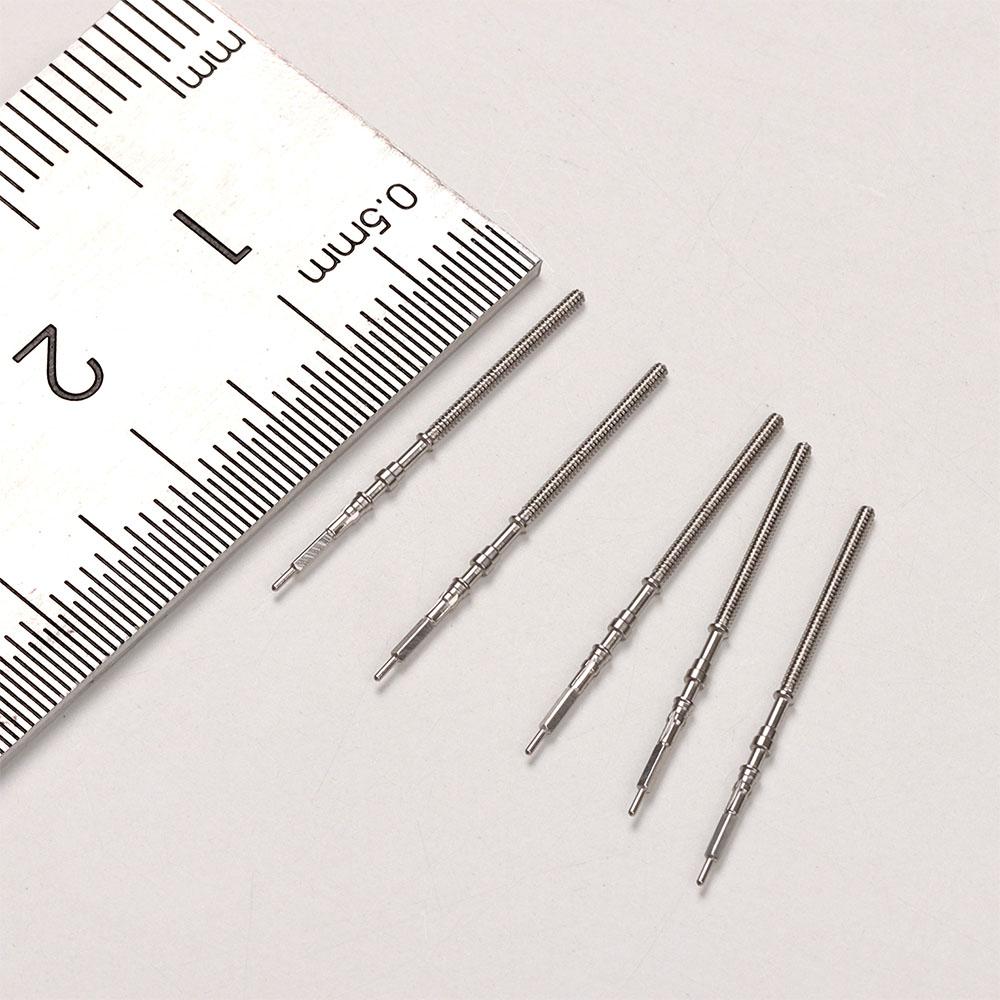 2/5/10 шт. Механизм Часы Стальной Заводная головка Заводной вал Комплект Части для часов для механизма Seiko NH34 NH35 NH36 NH38 NH39 Заводной вал Запасные части