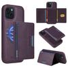For iPhone 15 Magnetic Case BETOPNICE Leather Phone Cover Kickstand with Detachable Card Bag