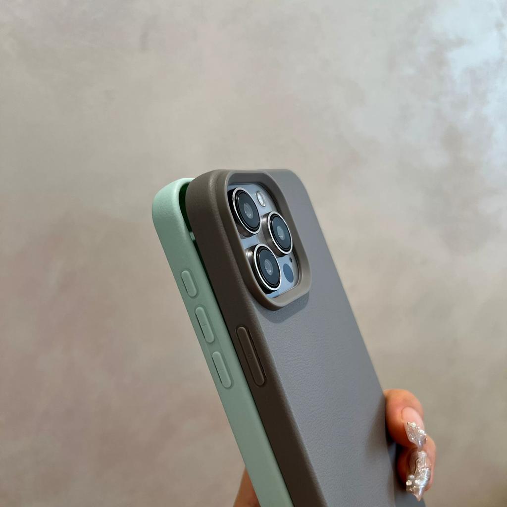 Роскошный Матовый Мягкий Кожаный Чехол-Конфета Для iPhone 17 16 15 14 Plus 13 12 11 Pro Max Защитный Ударопрочный Силиконовый Чехол