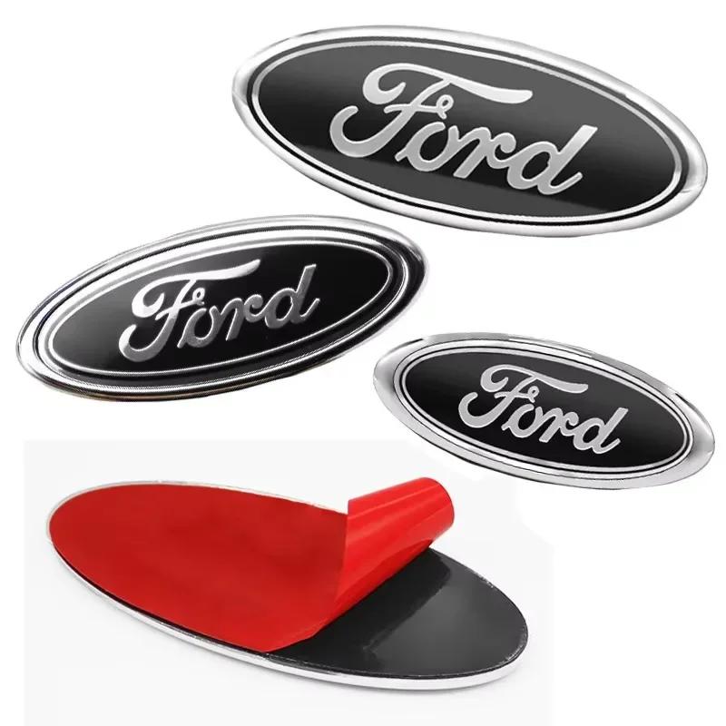 Car Front Rear Trunk Emblem Cover Sticker for Ford Focus Mondeo Edge Ecosport Ranger Fiesta Fusion Kuga Accessories FKZLV1