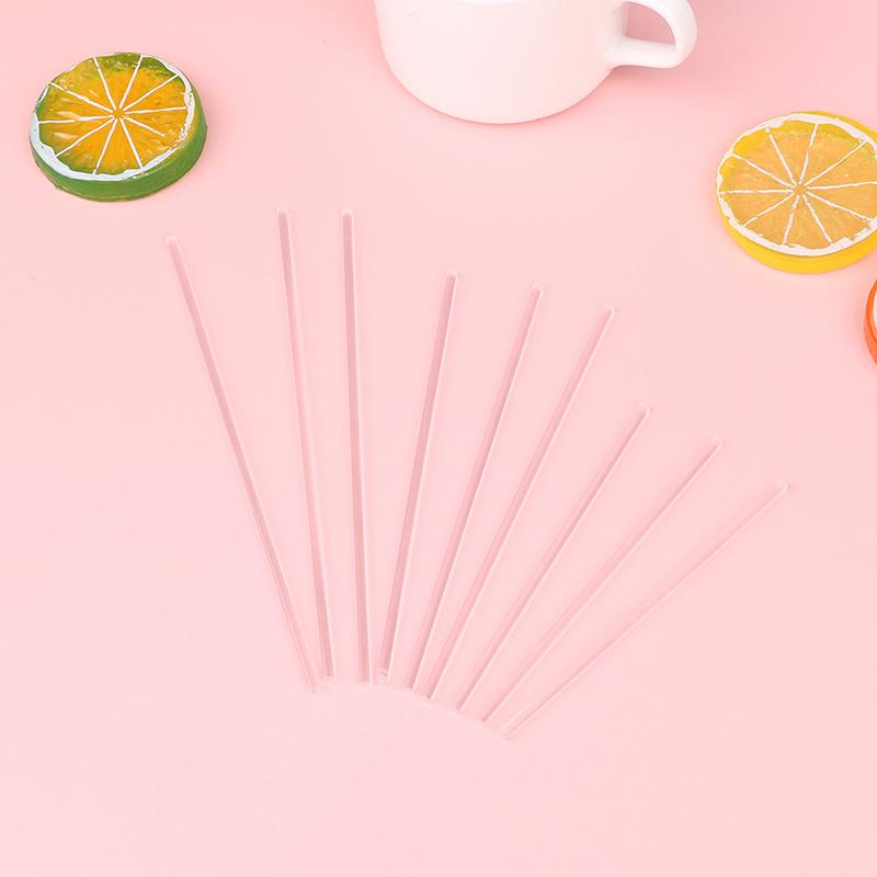 50 шт. прозрачные акриловые палочки многоразовые палочки для тортов для приготовления десерта