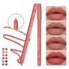 1Pc Matte Lipstick & Lip Liner Nude Lip Stick Pencil Make Up Cosmetics Lip Balm Matt Cream Lipbalm Lipliner