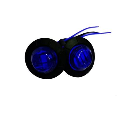 Beatus Встроенные боковые габаритные огни, Поворотники, Ручки для мотоцикла, Обтекатели, Грузовики, Автомобили, Водонепроницаемые, Безопасны в дождливую погоду, Комплект из 2 шт. (синий)