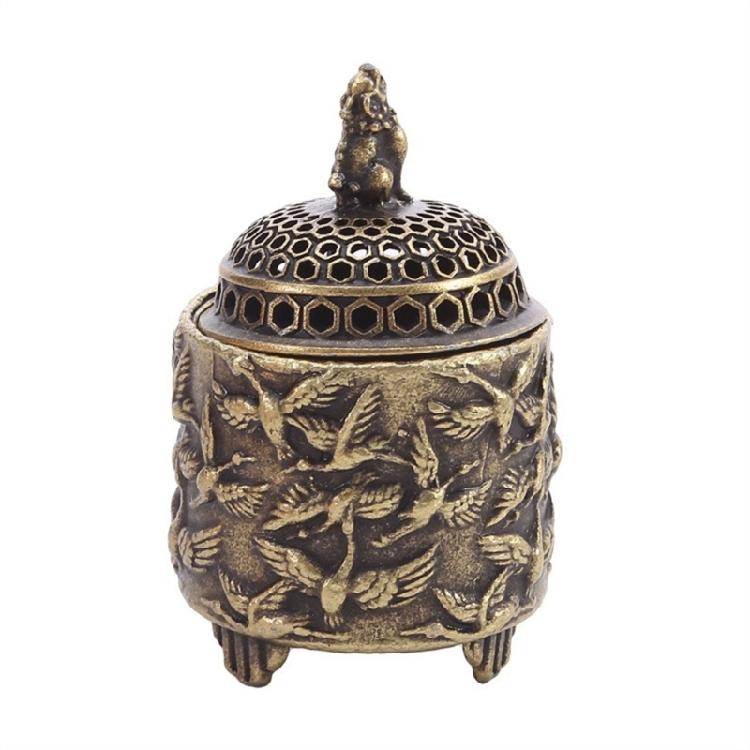 Sophisticated Crane Incenses Burners with Lid for Styles Home Decorations