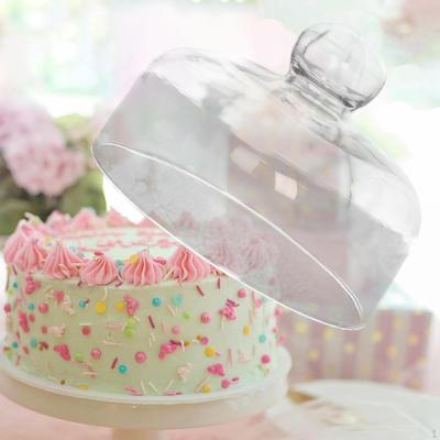 Крышка подставки для торта, прозрачный купол, круглая сервировочная тарелка, десертная еда