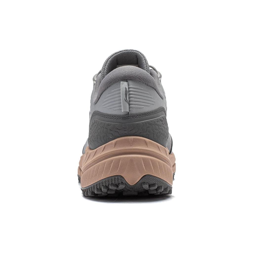 Li-Ning Yijie Lite V2 Ткань Синтетическая Кожа ТПУ Удобные Нескользящие Низкие Кроссовки Для Мужчин Кроссовки Серые ARNT009-2