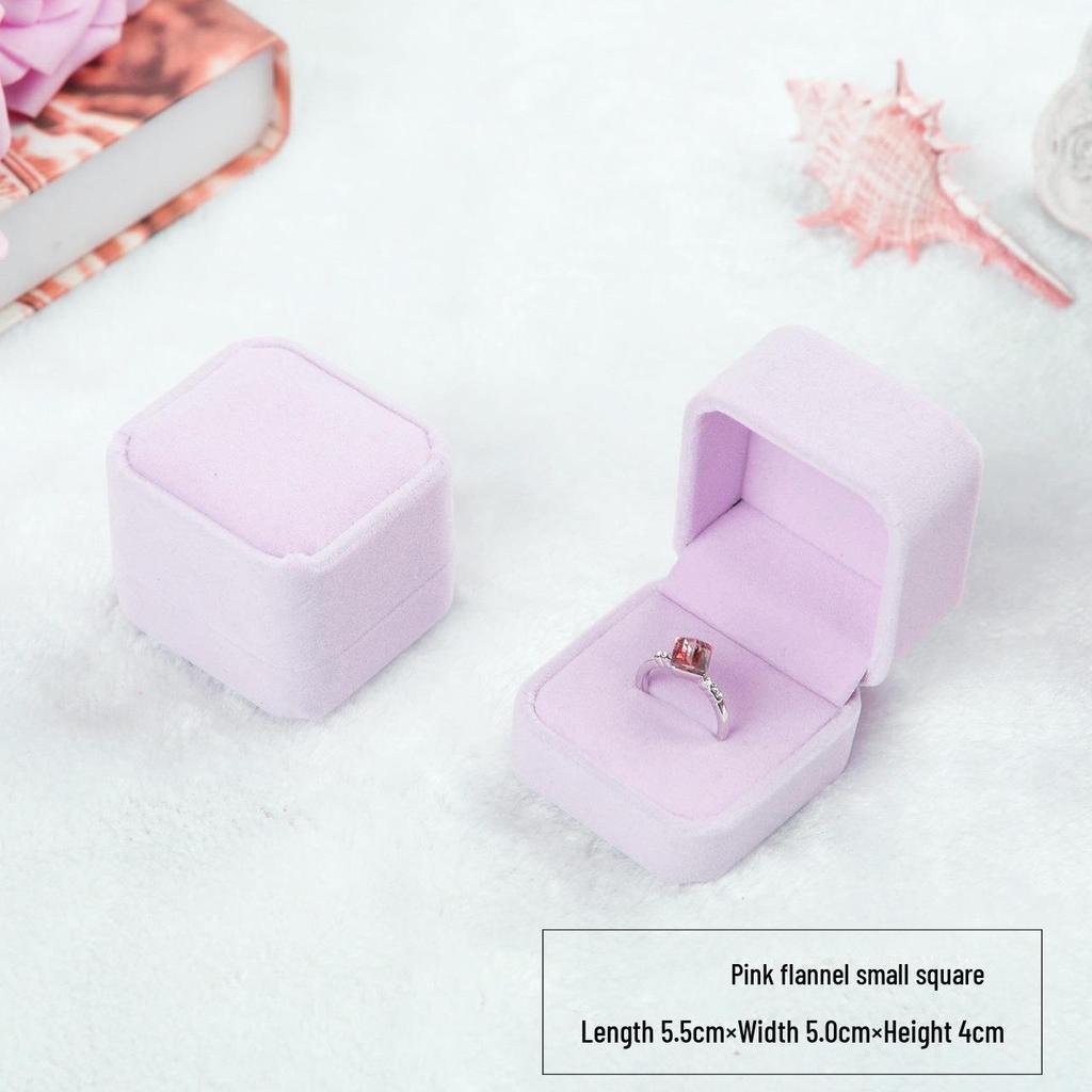 Подарочная коробка для корейских ювелирных изделий высшего качества: Упаковка для кольца, кулона, ожерелья, серег, браслета