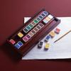 HOLBEIN Твердые акварельные краски 02351 в японском стиле, Shin-Gansai N351, набор из 14 цветов,
