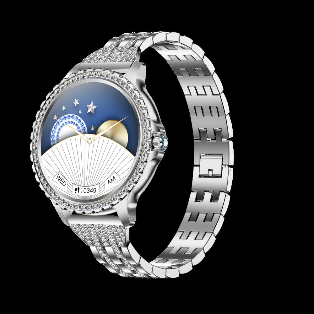 Умные часы для женщин 1,32-дюймовый HD-экран спортивный индивидуальный циферблат голосовой вызов пульсометр умные часы для женщин