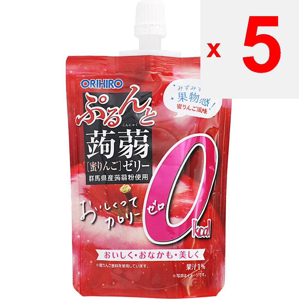 Orihiro Prandu Purunto Konnyaku Jelly Plunto Konnyaku Serie Standing Calorie Zero - Honey Apple 130g Другое (проверьте замки, очистители языка и т. д.) Желе