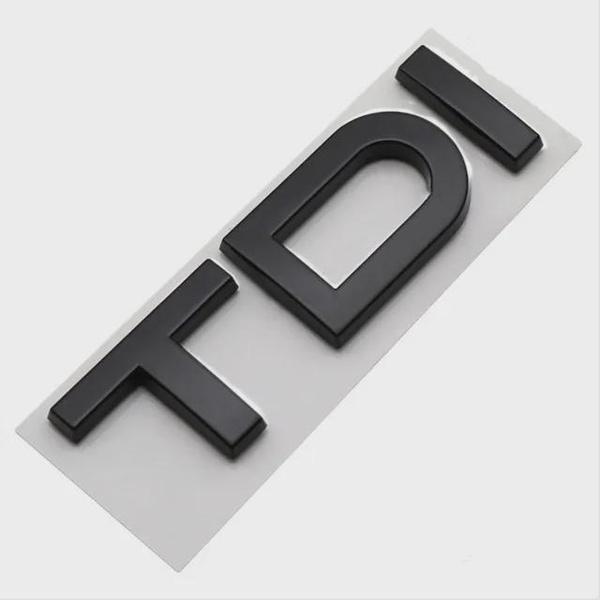 3D ABS Black TFSI Logo TDI TT Car Trunk Emblem Badge For A3 A4 A5 A6 A7 A8 Q2 Q3 Q5 Q7 Q8 TFSI TDI Sticker Accessories