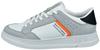 Sneakers Low Sneaker Franc Low Shoes Made of Artificial Leather White-combo