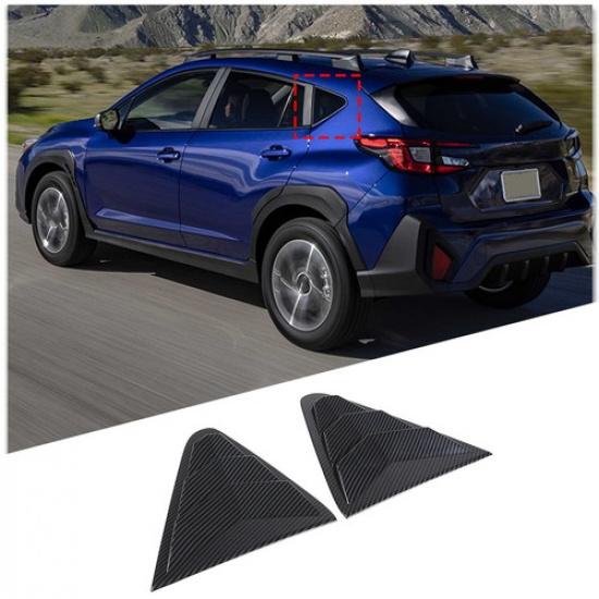 ABS Углеродное волокно Заднее окно Жалюзи Шторка Накладка для Subaru Crosstrek 23+