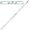 [G1320] - Silver Curb Chain 'Eve' Figaro - 18 Cm 4 Mm