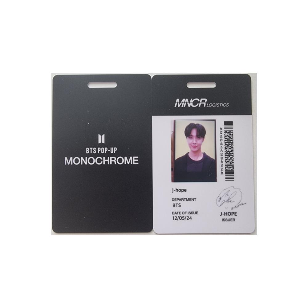 BTS POP-UP MONOCHROME ID CARD