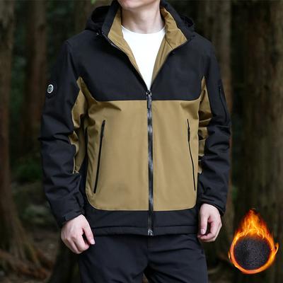 Куртки для мужчин и женщин на осень и зиму, а также бархатные и утепленные куртки, свободная пара, внешний капюшон, клипса