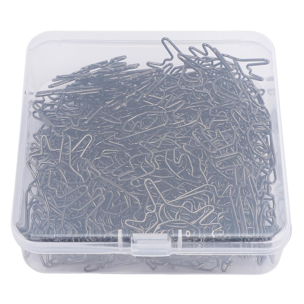 100Pcs Decorative Paper Clip Iron Wire Fancy Paperclips for Notebooks Bookmarks Clipboards Calendar