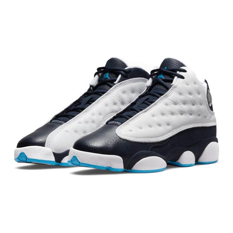 Jordan 13 Ретро Белый Обсидиан Голубой GS DJ3003-144