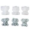 Silicone Elephant Candle Mold Minimalist Animal-Shaped Aroma Relax Plaster Casting Mold DIY Handmade Home Decor Craft Tool