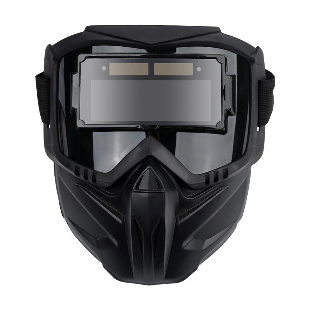 Auto Darkening Welding Helmet Full Face Protection Heat Resistant Mask With Adjustable Headband And Ventilation Design