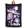 KPop Demon Hunters Huntrix Blankets Flannel Autumn/Winter  Portable Soft Throw Blankets for Bedding Couch Bedspreads