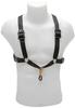 BG HARNESS ремень саксофон размер металлический карабин S43MSH черный альт/тенор (XL МУЖЧИНЫ)