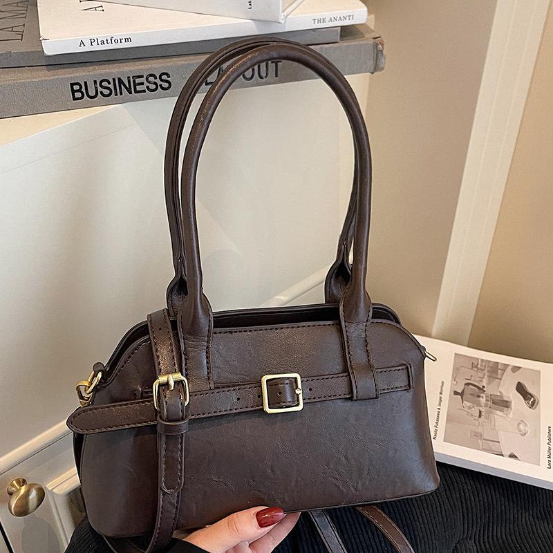 Модная, простая и элегантная повседневная сумка на одно плечо для женщин с большой вместимостью под мышками