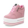 Fashion High Heels Chunky Sneakers Women Spring/Autumn Platform Thick Bottom Height Increasing Casual Shoes Woman Fashion Tennis Female