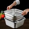 Квадратная корзина из нержавеющей стали для слива овощей и фруктов, кухонное сито для риса, фильтр, раковина, поднос для хранения еды, контейнер