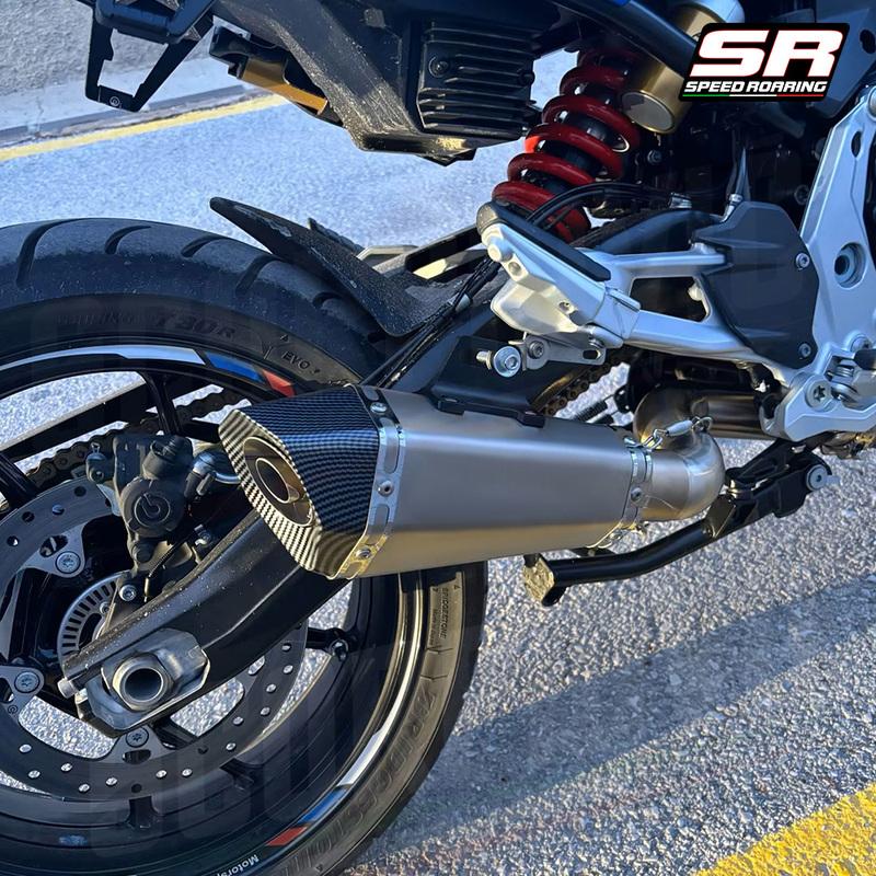 51mm Universal Exhaust Motorcycle Racing Muffler Modified Pipe for MT07 MT09 CBR500 CBR650 Z800 R25 B10 Z400 R3 R9 PCX125