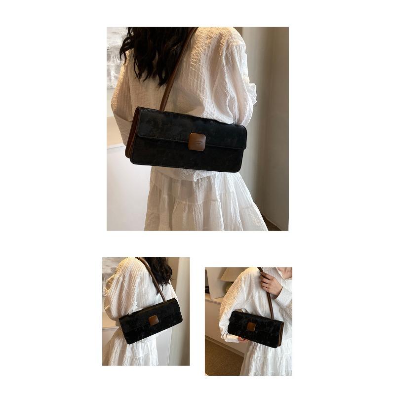 2024 весна/лето, новая модная сумка в стиле ретро, ​​французская маленькая и популярная индивидуальная и атмосферная ручная женская сумка на одно плечо под мышками