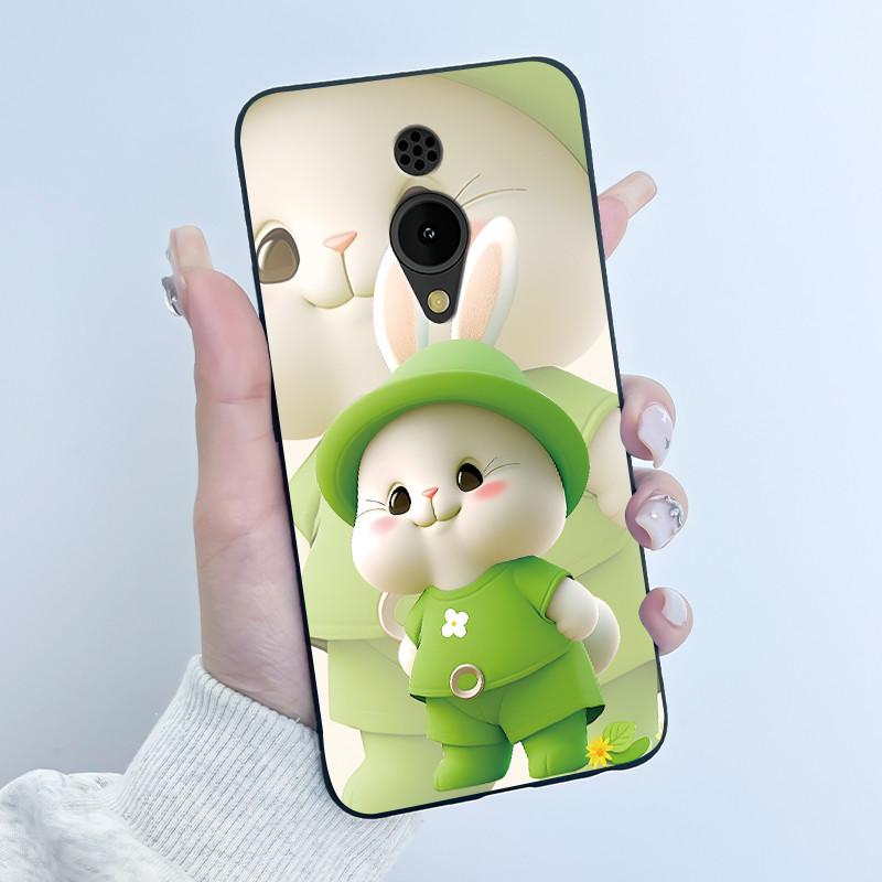 Чехол для телефона Nokia 150 2G 2023, роскошный, милый, с кроликом, любовь, смешной, мультяшный, черный, матовый, мягкий силикон, противоударный, защитная крышка