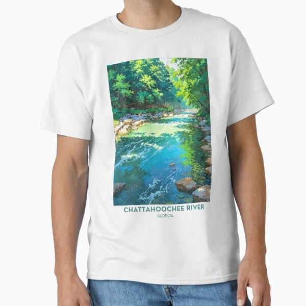Chattahoochee River Georgia Classic TShirt TShirt Made In UsAus Size S2xl