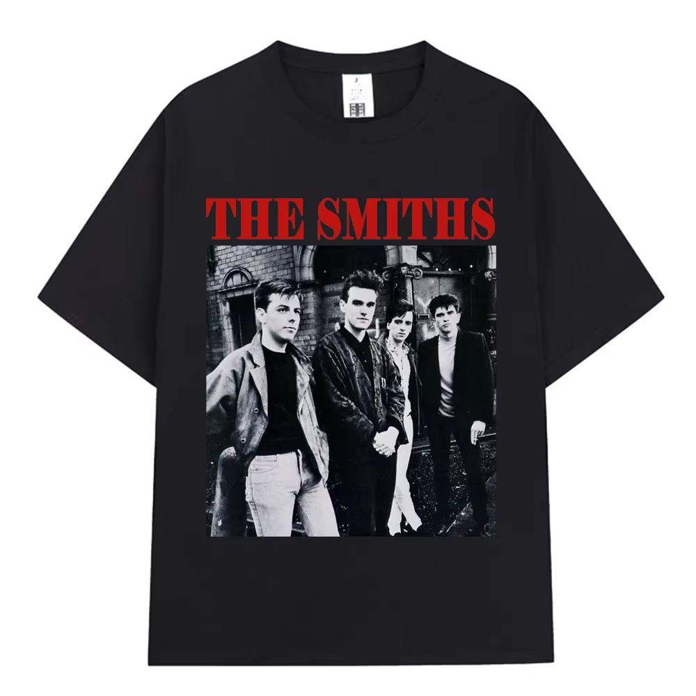 1980-е Инди The Smiths The Queen Is Dead Футболка  Моррисси X Футболка Винтажная Панк-Рок Формация Хлопковая Футболка