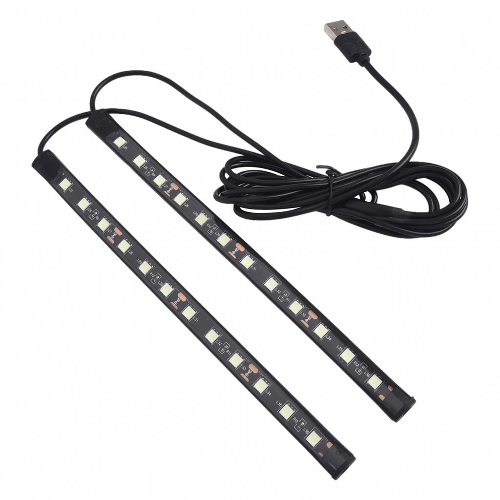 Car LED Foot Light Strip  USB Decorative Atmosphere Signal Lamp