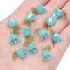 11x14mm 2-10Pcs acrylic lily of the valley flower bud beads plated with colored loose beads, handcrafted DIY making jewelry 2029