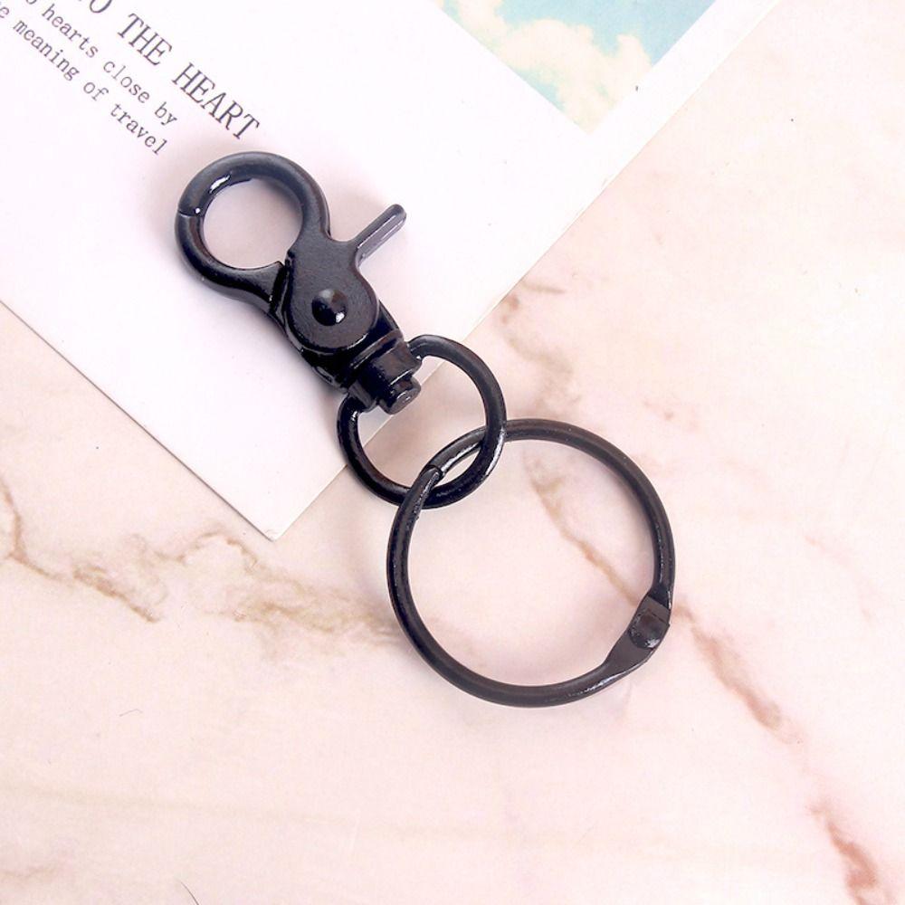 Snap Buckle Hooks Jewelry DIY Buckle Connector Spring Clasp for Keychain Craft Lovers