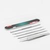 Eyelash Tweezers 5PCS Stainless Steel Acne Blackhead Removal Kit Acne Blemish Pimple Extractor Remover Needles Face Skin Care