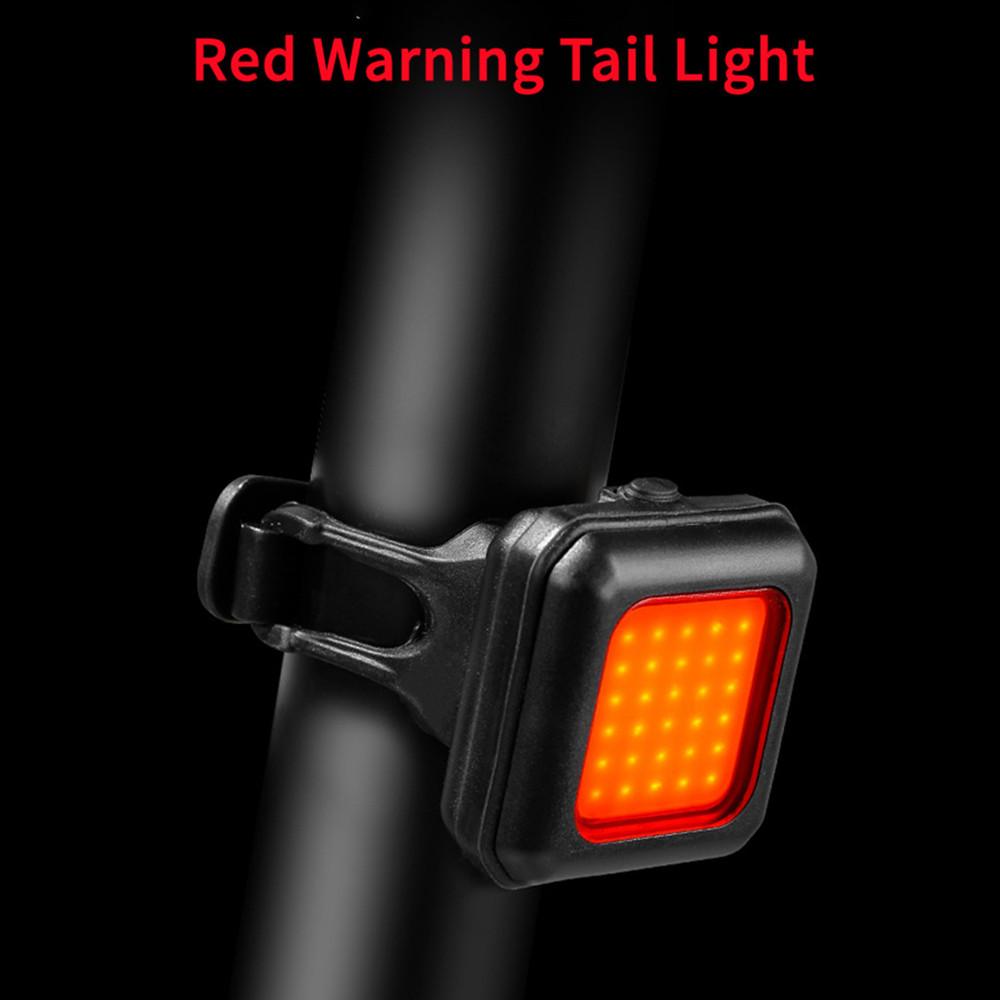 Bicycle Headlight and Tail Light Set Type-C Charging Night Riding Warning Light Suitable for Most Bikes