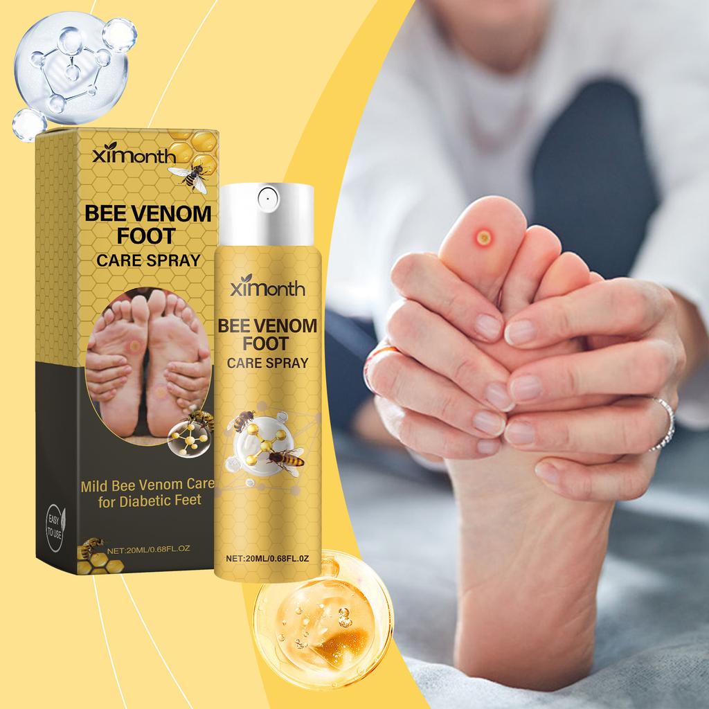 Foot Care Spray, 20ml Gentle Foot Moisturizing Spray for Daily Foot Skin Care