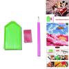 A4 Diamond Painting Tools Set Plastic Light Board Copy Table Point Drill Pen Clay Kit