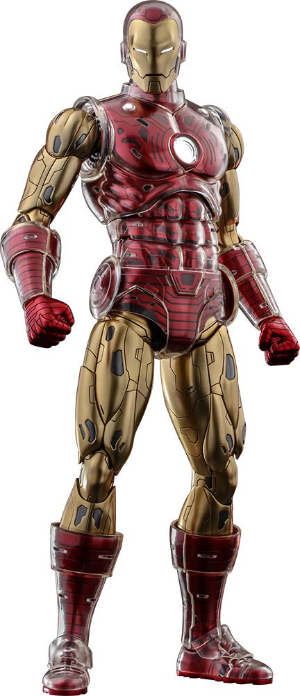 Comic Masterpiece DIECAST Origins Collection Marvel Comics Iron Man Scale Figure Red 1/6