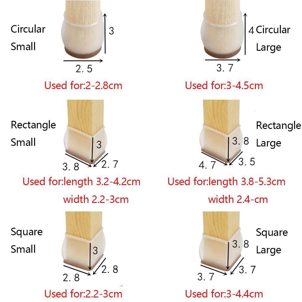 Table Legs Chair Legs Home Furniture Covers Chair Leg Caps Chair Feet Protector Floor Protectors