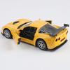 1/36 Chevrolet Corvette C6-R Игрушечная модель автомобиля для детей RMZ CiTY Diecast Racing Миниатюрная коллекция с инерционным механизмом Подарок для мальчиков