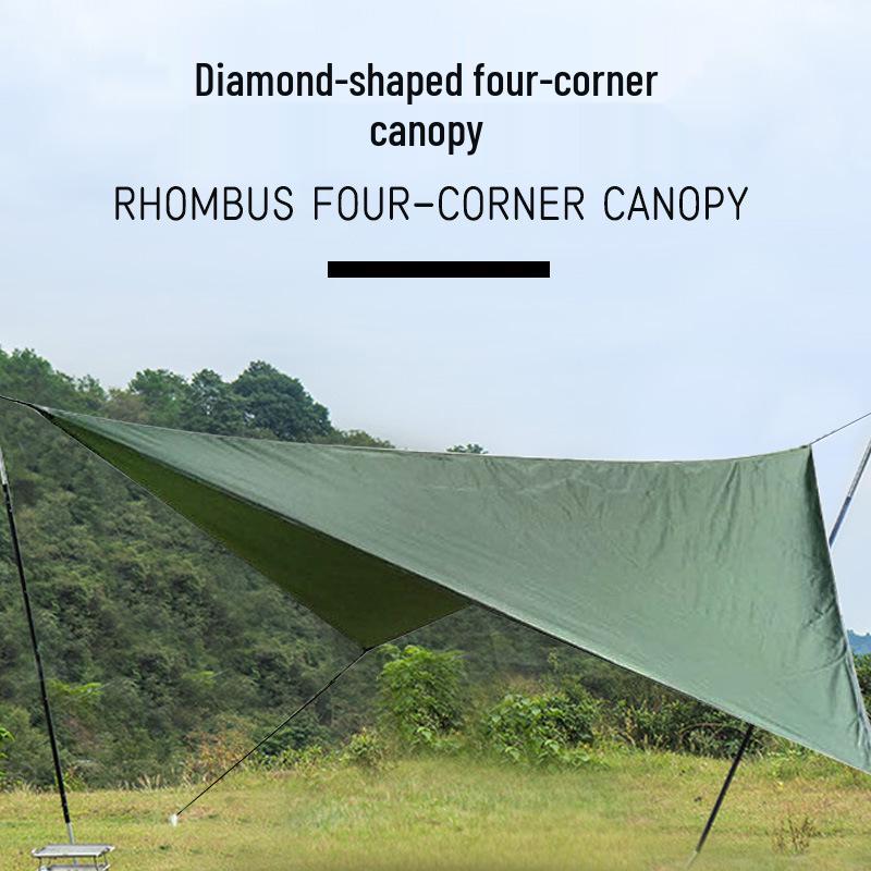 Keith Rhombic Canopy: Multifunctional Waterproof Hammock Sunshade & Outdoor Camping Ground Mat