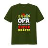 Ich Bin Opa Was Sind Deine Superkräfte Print Mens T Shirt vintage Washed streetwear Slightly Casual Stretched homme graphic