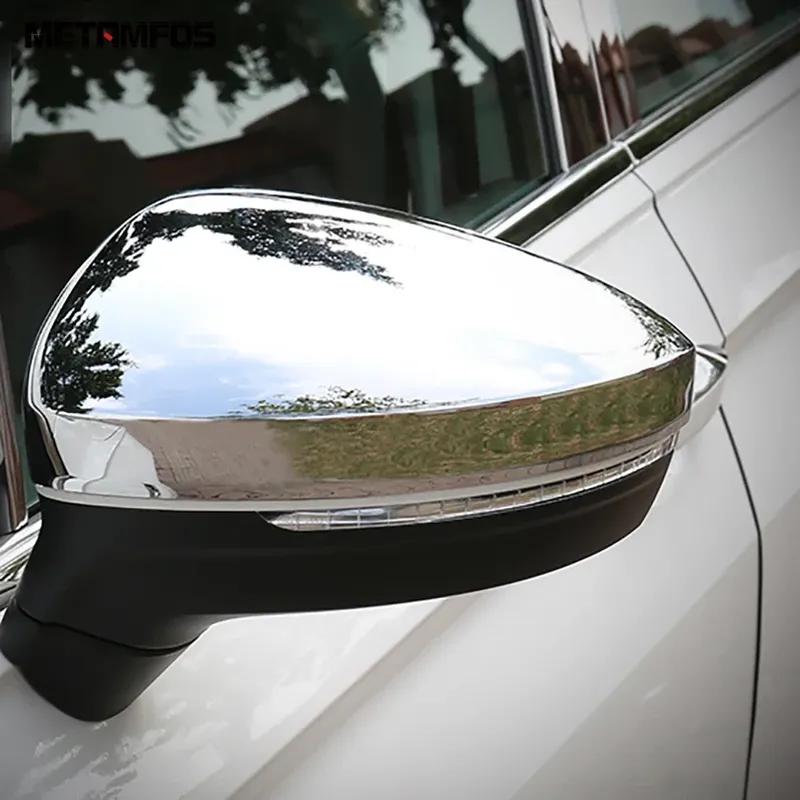 For VW Volkswagen Tiguan 2017 2018-   Chrome Rearview Side Door Mirror Cover Trim Protector Accessories Car Styling