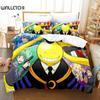 Аниме Assassination Classroom Koro-sensei Комплект постельного белья для мальчиков и девочек Twin Queen King Size Пододеяльник Наволочка Кровать для мальчиков и девочек Взрослый