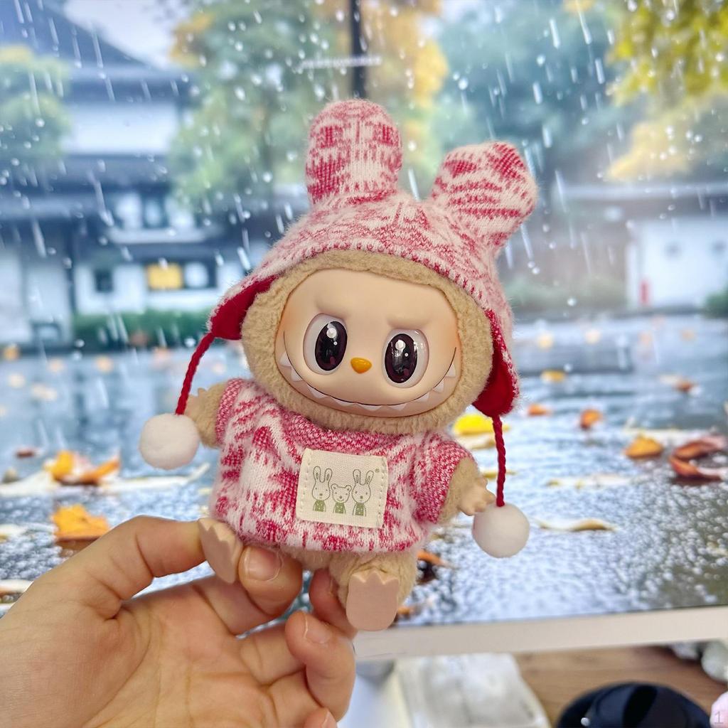 Кукольный свитер Удобная подвеска Съемная одежда для 15 см Серый